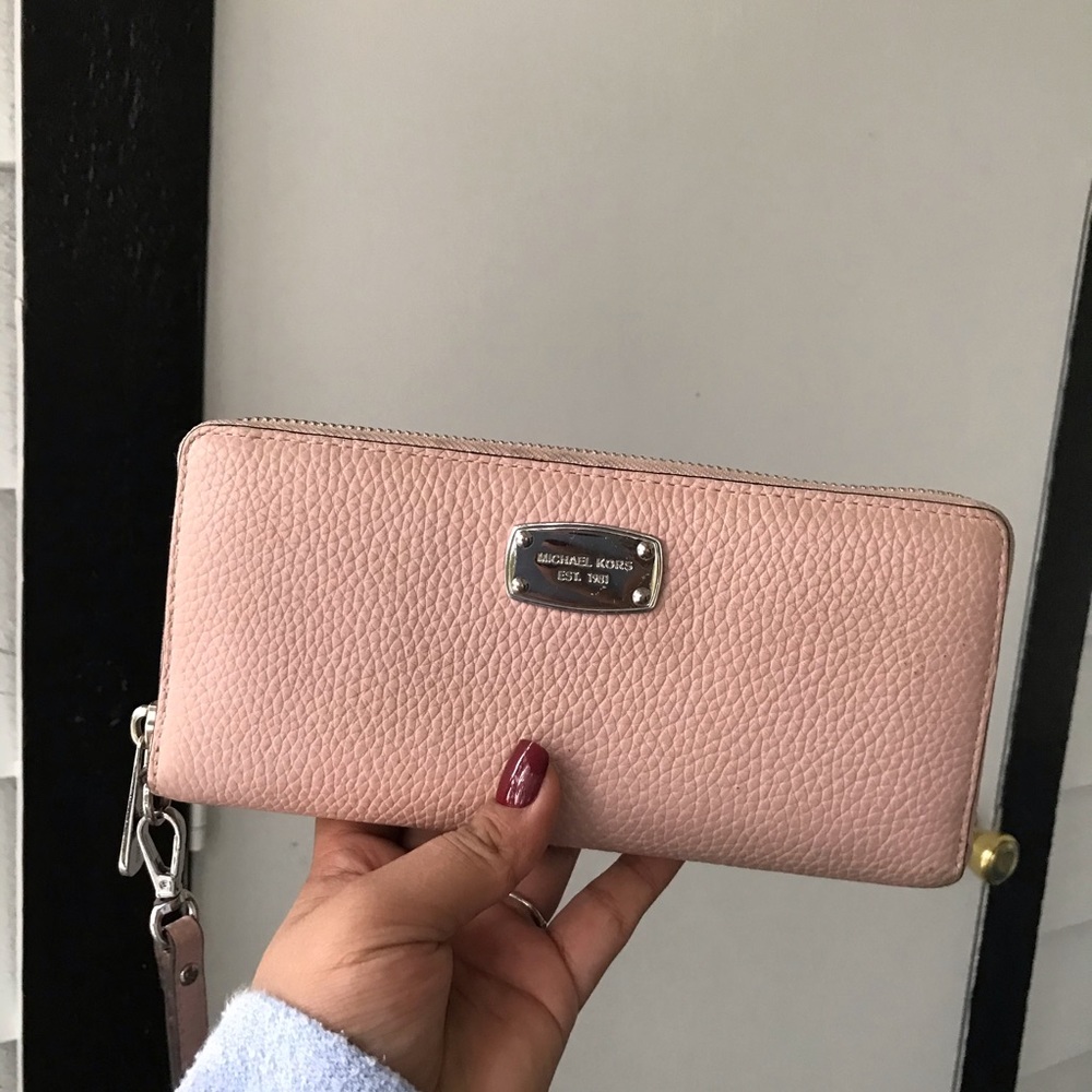 Michael Kors Baby Pink Large Wallet